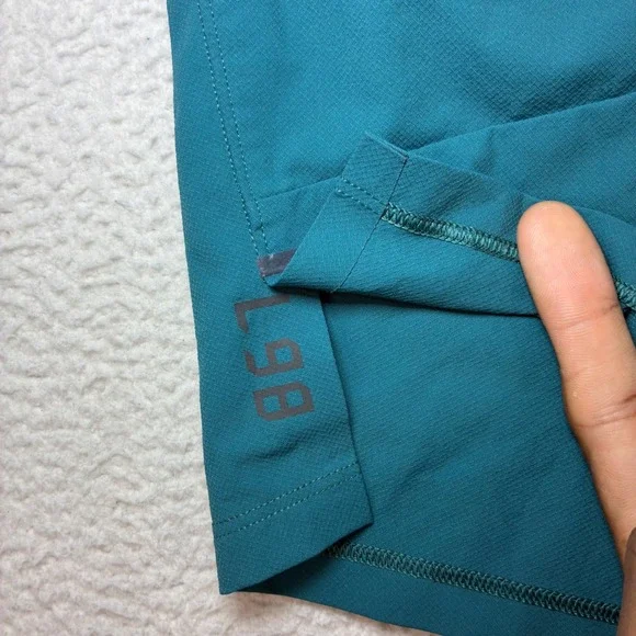Lululemon License To Train Short Men M Teal 8" Linerless LTT Running Gym LM7APYS - Picture 5 of 10